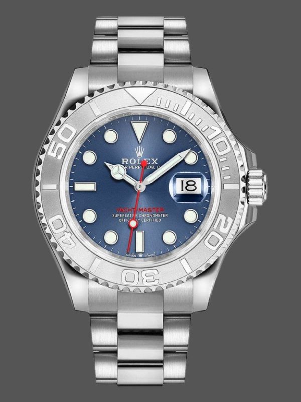 Rolex Yacht Master 126622 Platinum Bezel Blue Dial 40MM Mens Replica Watch