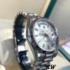 Rolex Day-Date 118239 White Gold Silver dial Fluted Bezel 36mm Unisex Replica Watch