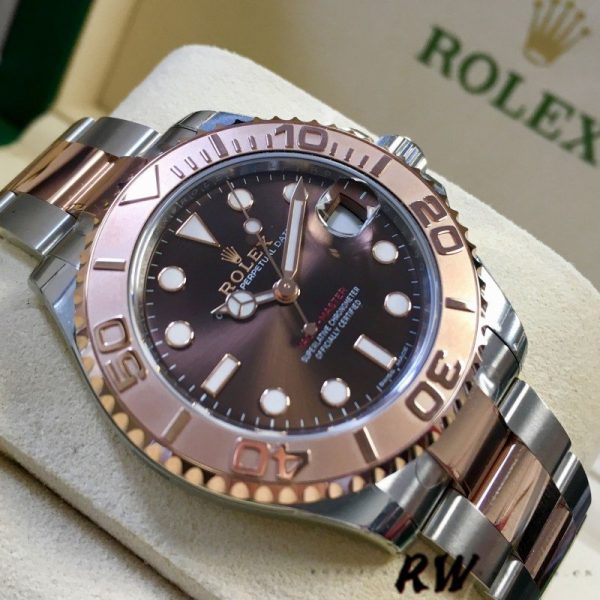 Rolex Yacht Master 268621 Everose Bezel Chocolate Dial 37mm Unisex Replica Watch