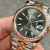 Rolex DateJust 126231 Two-Tone SS Rose Gold Grey Rhodium Dial