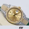 Rolex Datejust 126233 Champagne Index Dial Fluted Bezel 36MM Unisex Replica Watch