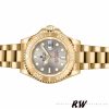 Rolex Yacht Master 169628 Yellow Gold Grey Dial 29MM Lady Replica Watch
