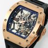 Richard Mille RM 035 Black Toro Nadal Rose Gold Replica Watch