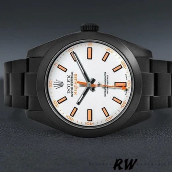 Rolex Milgauss PR116610 Pstainless steel White Dial 40MM Mens Replica Watch