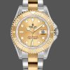 Rolex Yacht Master 168623 Steel Yellow Gold Champagne Dial 35MM Unisex Replica Watch