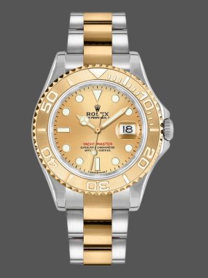 Rolex Yacht Master 168623 Steel Yellow Gold Champagne Dial 35MM Unisex Replica Watch