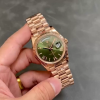 Rolex Day Date 40 18k Everose Gold Olive Green Dial m228235 0025 40mm