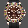 Rolex Yacht Master 116695 Black Rubber Strap Brown Dial 40MM Mens Replica Watch