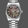 Rolex Day-Date 118239 MOP Black Dial 36mm Unisex Replica Watch