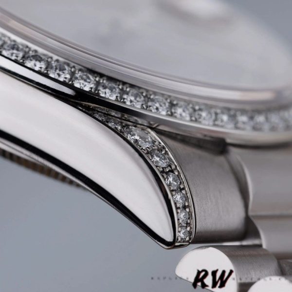 Rolex Day-Date 118389 Rhodium Grey Roman Numeral Dial 36MM Unisex Replica Watch
