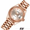 Rolex Datejust 279166 Dark Grey Roman Numeral Dial Domed Bezel 28mm Lady Replica Watch