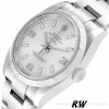 Rolex Oyster Perpetual air-king 114210 Silver Dial 34mm Unisex replica watch