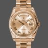 Rolex Day-Date 118235 Rose Champagne Roman Dial 36mm Unisex Replica Watch