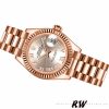 Rolex Datejust 279166 Dark Grey Roman Numeral Dial Domed Bezel 28mm Lady Replica Watch