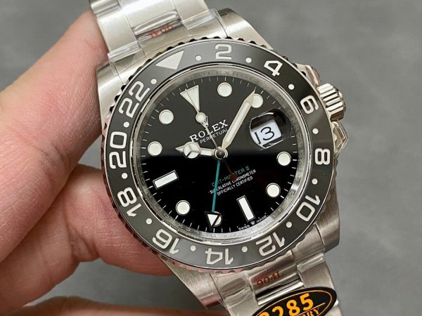 Rolex GMT-Master II 116710LN Black Dial Stainless steel case 40mm Mens Replica Watch