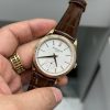 Patek Philippe Calatrava Small Seconds White Dial Leather Strap 6119R 001 Watch