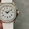 Replica Patek Philippe Aquanaut White 5067A 024 36mm Lady Watch