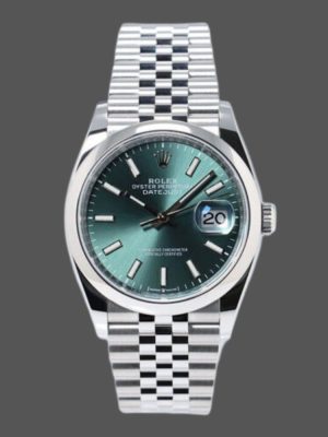Rolex Datejust 126200 Green Index Dial Jubilee Bracelet 36MM Unisex Replica Watch