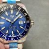Tag Heuer Aquaracer Automatic GMT Steel WAY201T. BA0927 Blue 43mm