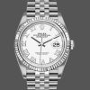 Rolex Datejust 126234 Fluted Bezel White Roman Dial 36MM Unisex Replica Watch