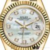 Rolex Datejust 279178 Mother Of Pearl Dial Fluted Bezel 28mm Lady Replica Watch