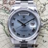 Rolex Day Date 118206 Platinum Ice Blue dial 36mm Unisex Replica Watch