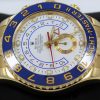 Rolex Yacht Master II 116688 Yellow Gold White Dial 44mm Mens Replica Watch