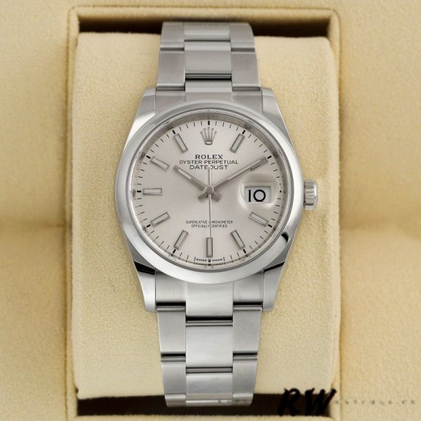 Rolex Datejust 126200 Stainless Steel Silver Index Dial 36MM Unisex Replica Watch