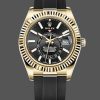 Rolex Sky Dweller 326238 Yellow Gold Black Dial 42mm Mens Replica Watch