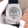 Hublot Classic Fusion Skull Titanium Full Pave 511.NX.9000.LR.1704.SKULL 45mm