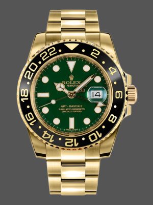 Rolex GMT Master II 116718LN Oyster Bracelet Green Dial 40mm Mens Replica Watch