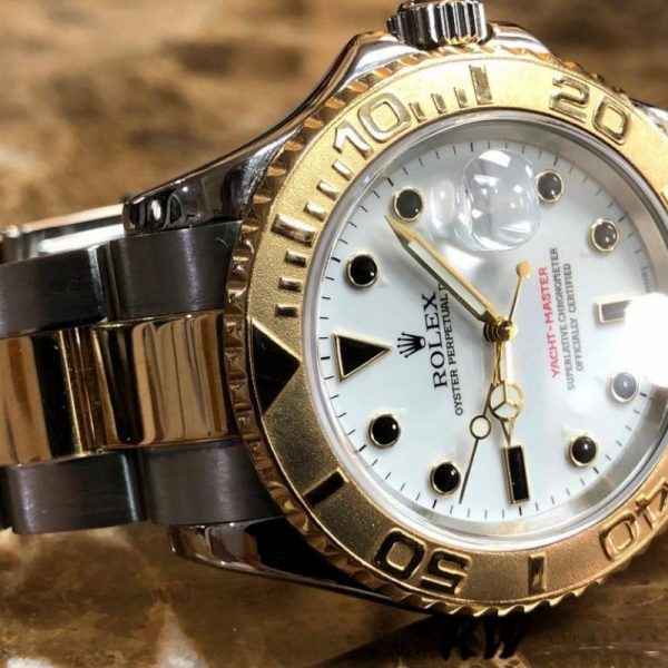 Rolex Yacht Master 16623 Gold Bezel 40mm Mens replica Watch