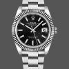Rolex Datejust 126334 Fluted Bezel Black Dial 41MM Mens Replica Watch