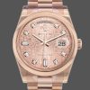 Rolex Day-Date 118205 Rose Gold Jubilee Pink Dial 36mm Unisex Replica Watch
