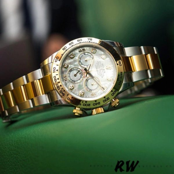 Rolex Cosmograph Daytona 116503 White Mother Of Pearl Dial 40MM Mens Replica Watch