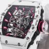 Richard Mille RM 38 02 Bubba Watson Tourbillon White Case Rubber & Fabric Strap