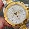 Tag Heuer Aquaracer Chronograph CAY2121.BB0923 43mm Gold/Silver