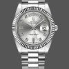 Rolex Day-Date 218238 White Roman Numeral Dial Yellow Gold 41MM Mens Replica Watch