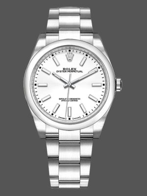 Rolex Oyster Perpetual Air-King 114200 White Index Dial 34mm Unisex Replica watch