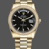 Rolex Day Date 118348 Black Dial 36mm Unisex Replica Watch