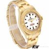 Rolex Yacht Master 168628 White Dial Yellow Gold 35MM Unisex Replica Watch