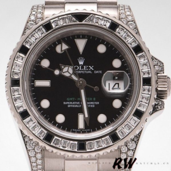 Rolex GMT Master II 116759SANR Black Dial 40mm Mens Replica Watch