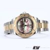 Rolex Yachtmaster 16623 Steel Yellow Gold Black MOP Dial 40MM Mens Replica Watch