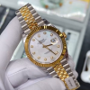 Rolex Datejust 179173 White MOP Dial Fluted Bezel 26MM Lady Replica Watch