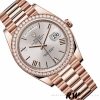 Rolex Day-Date 228345RBR Sundust Roman Dial Diamond Bezel 40mm Mens Replica Watch