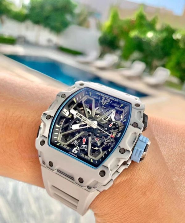 Richard Mille RM 35-03 Rafa Nadal White Carbon Quartz TPT(WHITE)