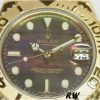 Rolex Yacht Master 169628 Yellow Gold Black MOP Dial 29MM Lady Replica Watch