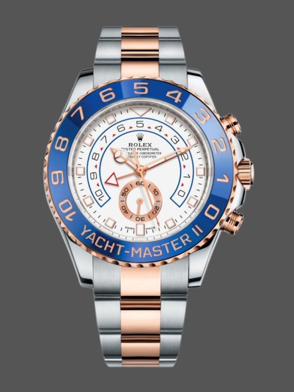 Rolex Yacht Master II 116681 White dial 44mm Mens replica Watch