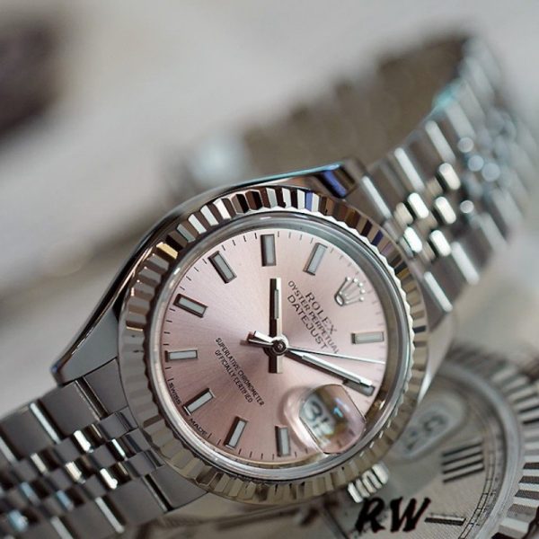 Rolex Datejust 279174 Stainless Steel Pink Index Dial 28mm Lady Replica Watch