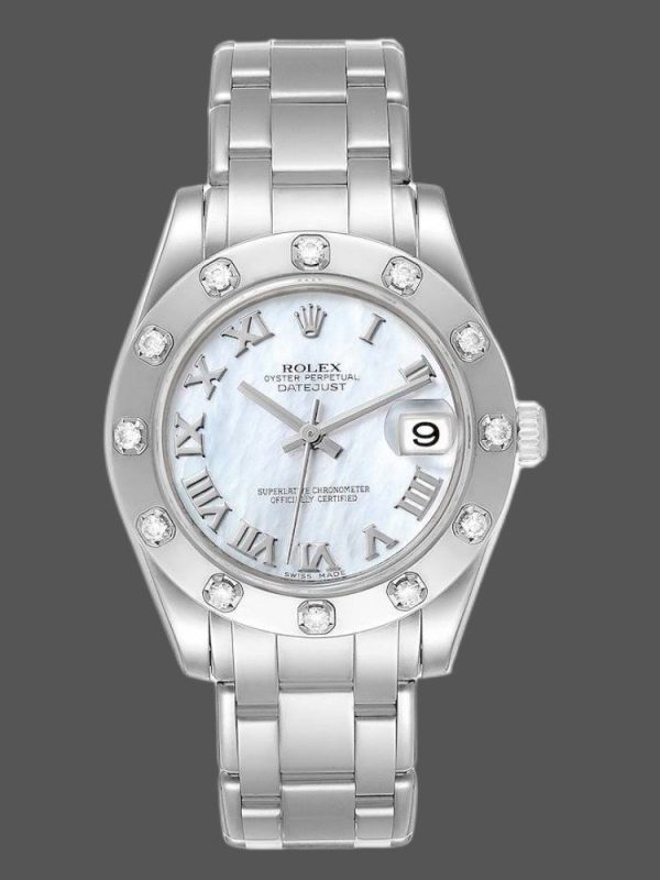 Rolex Pearlmaster Midsize 81319 MOP Dial 34MM Lady Replica Watch